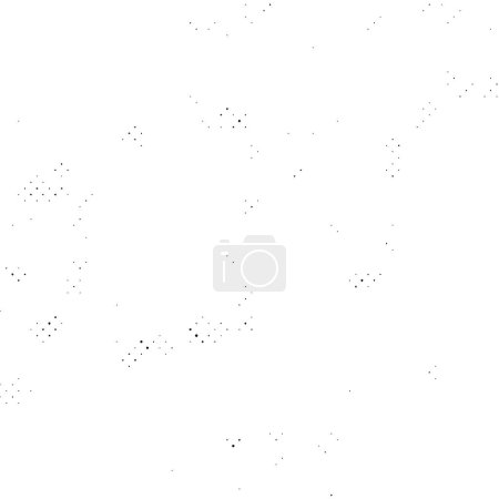 Illustration for Black and white background with dots vector illustration - Royalty Free Image