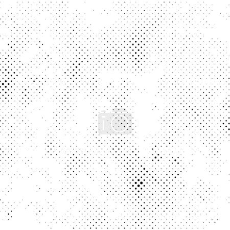 Ilustración de Simetría sombreada: una textura vectorial grunge monocromática - Imagen libre de derechos