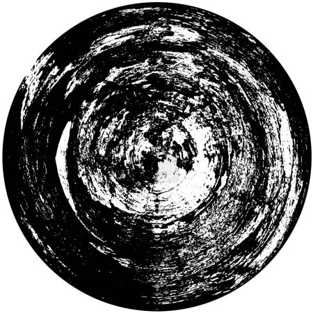 Ilustración de Forma de círculo sobre fondo blanco. ilustración vectorial - Imagen libre de derechos