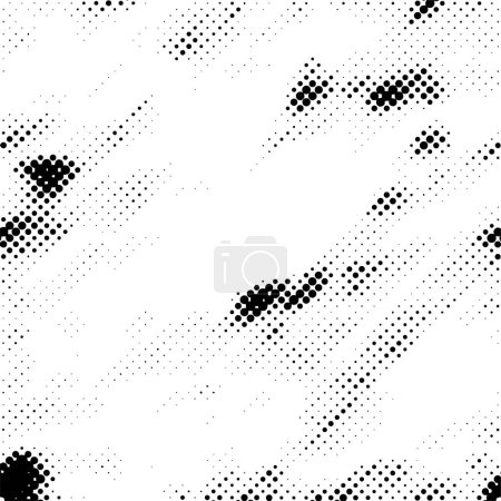 Ilustración de Fondo grunge abstracto con puntos negros, ilustración vectorial. Fondo manchado - Imagen libre de derechos