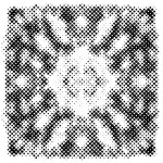 Monochrome texture with dots. Halftone black and white abstract background.  
