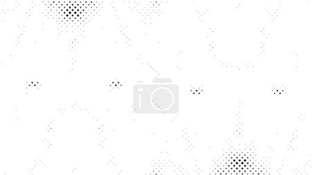 Illustration for Abstract background. monochrome dotted texture. - Royalty Free Image