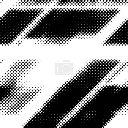 Téléchargez les illustrations : Fond grunge abstrait avec des points noirs, illustration vectorielle. Fond repéré - en licence libre de droit