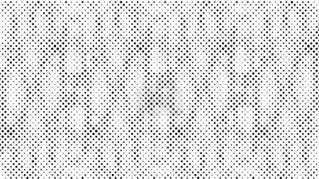 Ilustración de Patrón geométrico en blanco y negro, diseño con puntos - Imagen libre de derechos