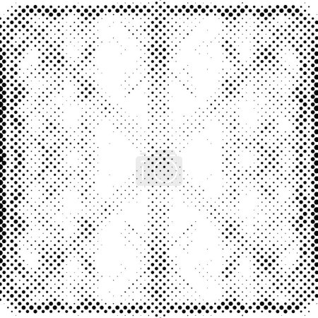 Ilustración de Textura de fondo grunge abstracto con puntos, ilustración vectorial - Imagen libre de derechos