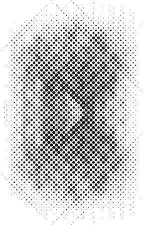 black and white background. grunge texture with dots 