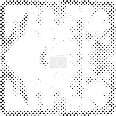 Illustration for Abstract halftone dotted background. Monochrome pattern with dots. Vector modern texture for poster, site, business card, postcard, interior design, label and sticker - Royalty Free Image