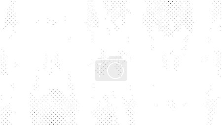 Illustration for Abstract mosaic pattern of dots on white background - Royalty Free Image