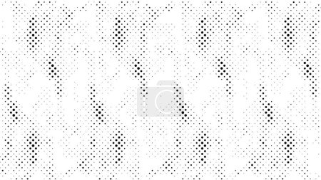 Illustration for Abstract spotted print, black and white - Royalty Free Image