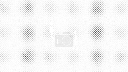 Illustration for Vector dots pattern, halftone black and white background. - Royalty Free Image