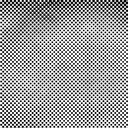 Ilustración de Patrón texturizado abstracto de puntos sobre fondo blanco - Imagen libre de derechos