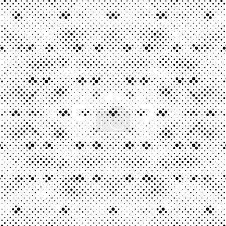 Illustration for Distressed overlay texture. Grunge background with dots - Royalty Free Image