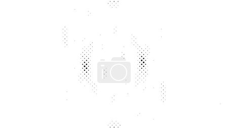 Illustration for Black and white background grunge texture with dots - Royalty Free Image