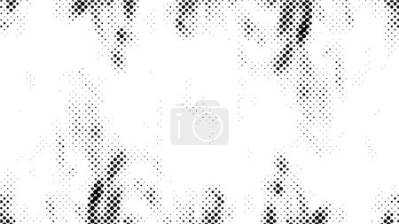 Illustration for Black and white grunge background. abstract texture vector illustration - Royalty Free Image