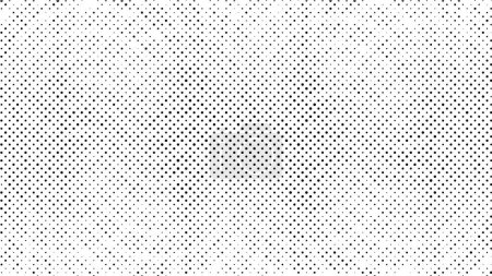 Illustration for Abstract monochrome grunge dotted background - Royalty Free Image