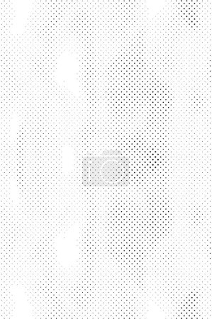 Illustration for Black and white monochrome pattern with dots - Royalty Free Image