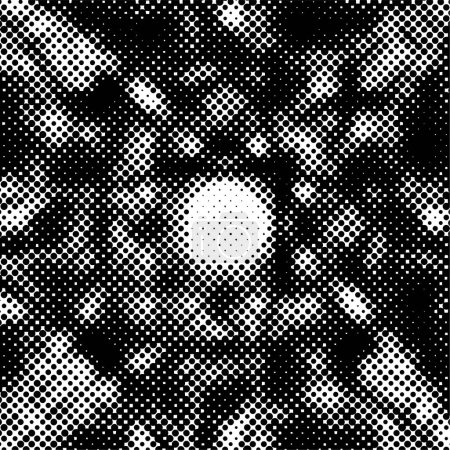 Illustration for Grunge texture, black dots on white background - Royalty Free Image