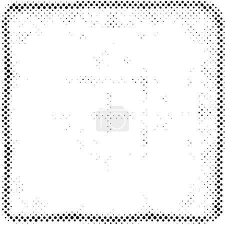 Illustration for Halftone Dots Pattern. Halftone Dotted Grunge Texture. Light Distressed Background with Halftone Effects. vector illustration - Royalty Free Image