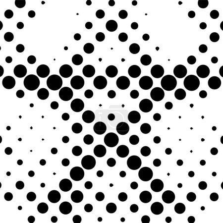 Illustration for Abstract pattern, grunge black and white texture - Royalty Free Image