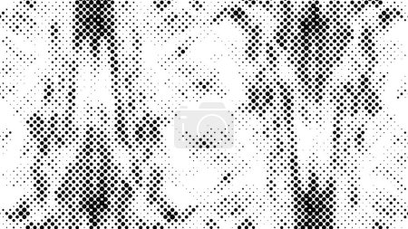 Ilustración de Patrón abstracto, grunge textura en blanco y negro - Imagen libre de derechos