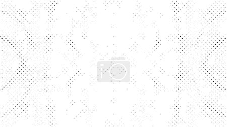 Ilustración de Medio tono fondo blanco y negro con puntos. ilustración vector abstracto - Imagen libre de derechos