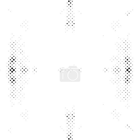 Illustration for Halftone Dots Pattern. Halftone Dotted Grunge Texture. - Royalty Free Image