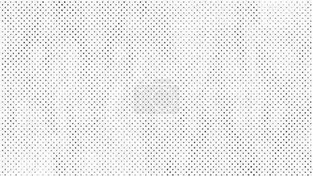 Illustration for Monochrome texture with dots. Halftone black and white background. - Royalty Free Image