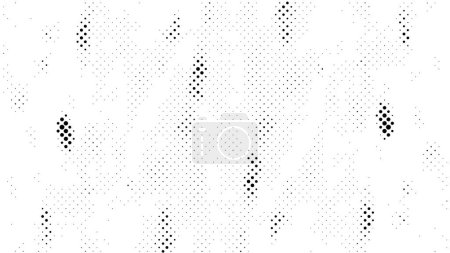 Illustration for Black and white monochrome texture grunge vintage weathered background - Royalty Free Image