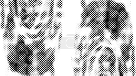 Foto de Negro y blanco monocromo textura grunge vintage tiempo fondo - Imagen libre de derechos