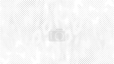 Téléchargez les illustrations : Noir et blanc pointillé fond géométrique grunge - en licence libre de droit