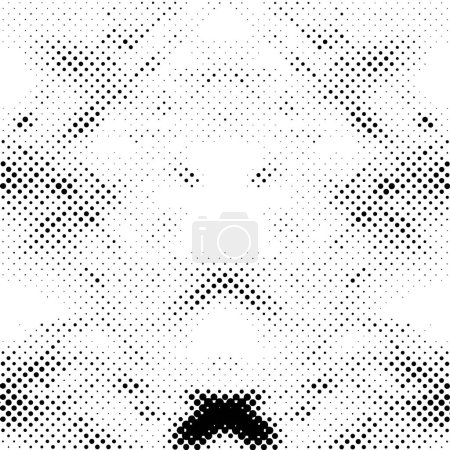 Téléchargez les photos : Noir et blanc pointillé fond géométrique grunge - en image libre de droit
