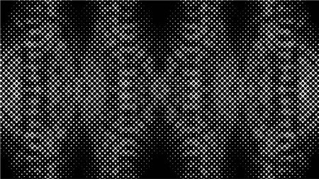 Illustration for Futuristic dotted grunge geometric modern pattern - Royalty Free Image