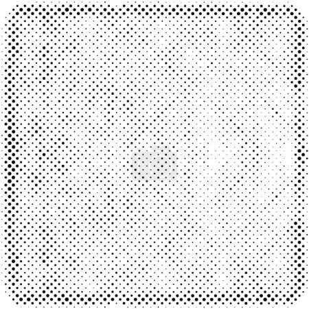 Téléchargez les illustrations : Motif moderne géométrique grunge pointillé futuriste - en licence libre de droit