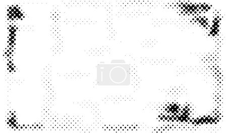 Téléchargez les illustrations : Monochrome ombragé : Texture vectorielle sans couture avec ombres - en licence libre de droit
