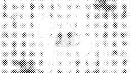 Illustration for Spotted halftone abstract grunge line  background - Royalty Free Image