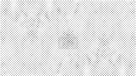 Illustration for Spotted halftone abstract grunge line  background - Royalty Free Image