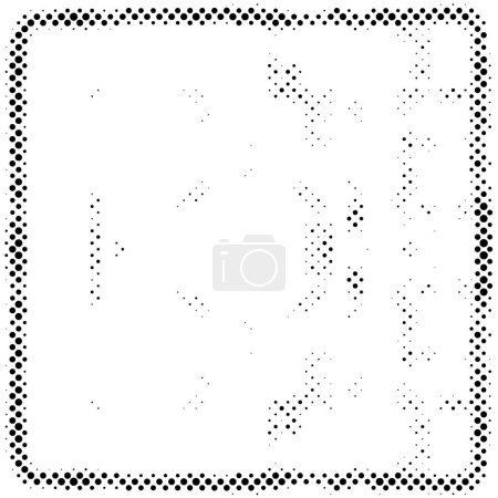 Téléchargez les illustrations : Mosaïque de taches noires sur fond blanc, illustration vectorielle - en licence libre de droit