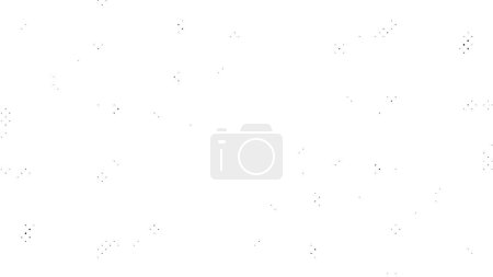 Ilustración de Negro y blanco grunge gráfico texturizado fondo con puntos - Imagen libre de derechos