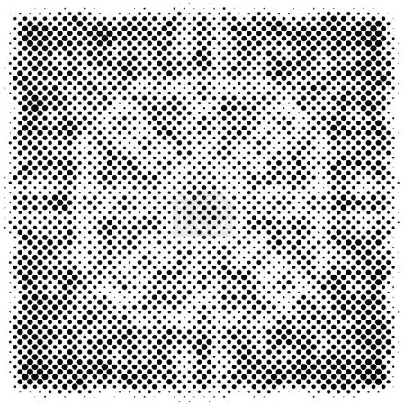 Ilustración de Arte abstracto grunge gráfico texturizado fondo con puntos - Imagen libre de derechos