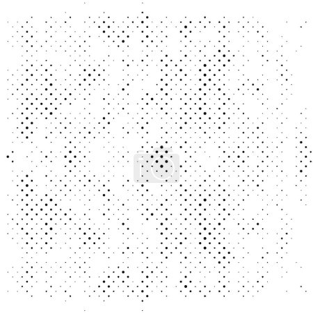 Téléchargez les photos : Illustration vectorielle de fond pointillé noir et blanc - en image libre de droit