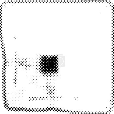 Ilustración de Ilustración de vector de fondo punteado en blanco y negro - Imagen libre de derechos
