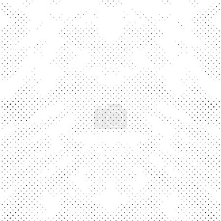 Illustration for Black and white dotted background vector illustration - Royalty Free Image