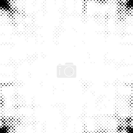 Illustration for Grunge background with dots - Royalty Free Image