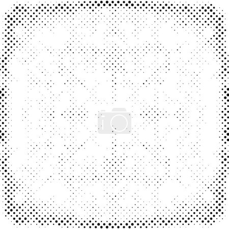 Illustration for Dotted grunge background with space for text or image - Royalty Free Image