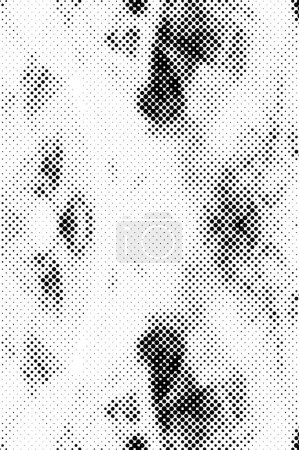 Illustration for Halftone Dots Pattern. Halftone Dotted Grunge Texture. Light Distressed Background with Halftone Effects - Royalty Free Image