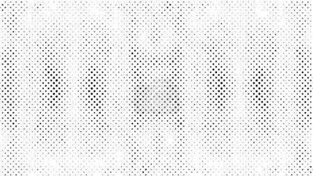 Illustration for Vector illustration  of  black and white dotted abstract background - Royalty Free Image
