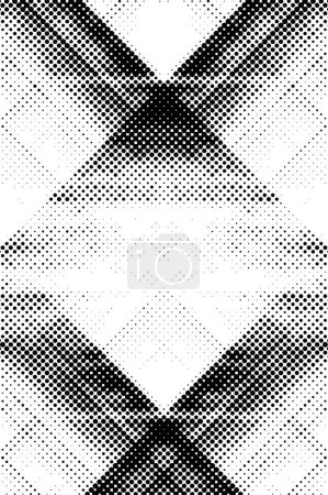 Illustration for Abstract dotted grunge background, vector illustration - Royalty Free Image