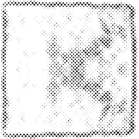 Ilustración de Grunge Shadows Abstract Medio tono Vector fondo con textura angustiada - Imagen libre de derechos