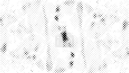 Illustration for Distressed Dots Texture, A Grunge Halftone Vector Background - Royalty Free Image