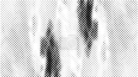 Illustration for Ghostly Monochrome: Distress Vector Texture - Royalty Free Image